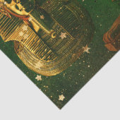 ägyptische Statuette Seidenpapier (Detail)