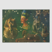 ägyptische Statuette Seidenpapier (Vorderseite)