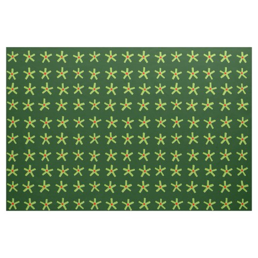Ägyptische Stilsterne Muster v2 - Dunkelgrün Stoff (Fat Quarter (45,7 x 55,9 cm))