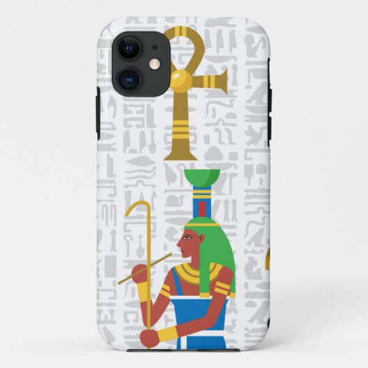 Ägyptische Symbole Fall Mate iPhone Case-Mate iPhone Hülle (Rückseite)