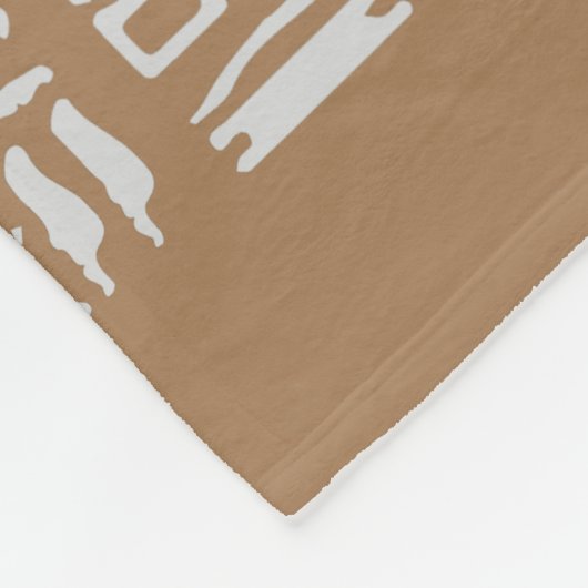 Ägyptische Symbole Fleecedecke (Ecke)