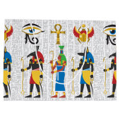 Ägyptische Symbole Große Geschenktüte (Rückseite)