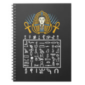 Ägyptische Symbole Hieroglyphisch Ägypten Pharao H Notizblock (Vorderseite)