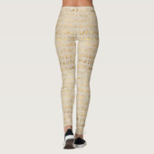 Ägyptische Symbole II Leggings (Rückseite)