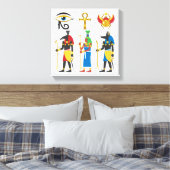 Ägyptische Symbole Leinwanddruck (Insitu (Schlafzimmer))