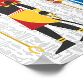 Ägyptische Symbole Poster (Ecke)