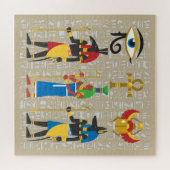Ägyptische Symbole Puzzle (Horizontal)