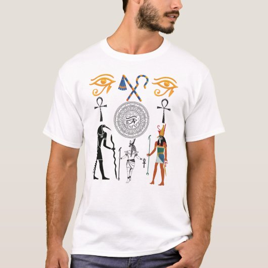 ägyptische Symbole T-Shirt (Vorderseite)