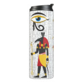 Ägyptische Symbole Thermosbecher (Nach links gedreht)