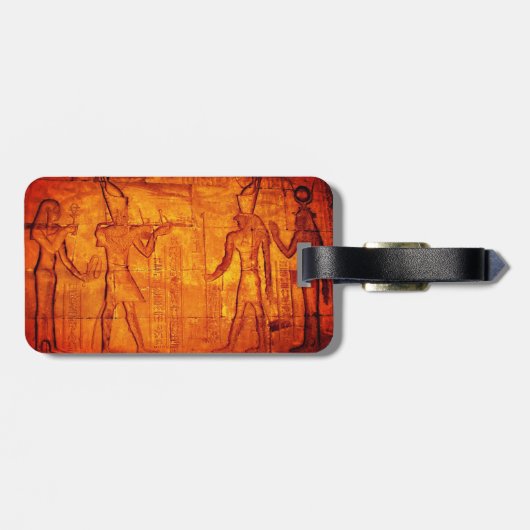Ägyptische Szene Gepäckanhänger (Rückseite horizontal)