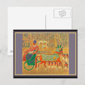Ägyptische TIERE Postkarte (Vorne/Hinten)