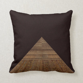 Ägyptische Topaz-goldene Pyramide-abstrakte Kunst Kissen