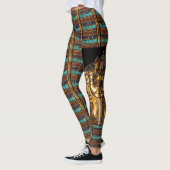 Ägyptische Totenmaske Legging König-Tutunkhamun Leggings (Links)
