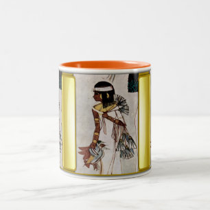 Ägyptische Überfluss-Tasse Zweifarbige Tasse
