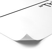 Ägyptische Verschreibung in Poster (Ecke)