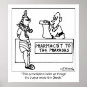 Ägyptische Verschreibung in Poster (Vorne)