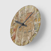 Ägyptische Wall-Uhr Runde Wanduhr (Winkel)