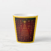 Ägyptische WeihnachtsHieroglyphen 1 Milchtasse (Vorderseite)