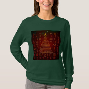 Ägyptische WeihnachtsHieroglyphen 1 T-Shirt