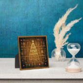 Ägyptische WeihnachtsHieroglyphen 3 Fotoplatte (InSitu)