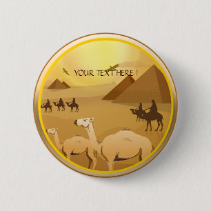 Ägyptischer Abenteuer-Knopf Button