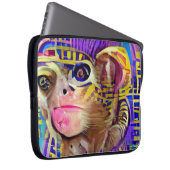 Ägyptischer Affe Laptopschutzhülle (Vorne Rechts)