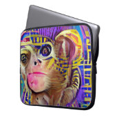 Ägyptischer Affe Laptopschutzhülle (Vorderseite Links)