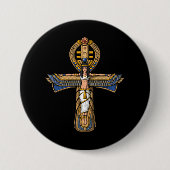 Ägyptischer Ankh Button (Vorderseite)