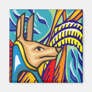 Ägyptischer Anubis Magnet