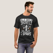 Ägyptischer Archäologe Pharao Hieroglyphi T-Shirt (Vorne ganz)