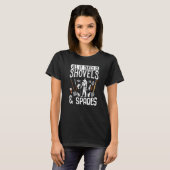 Ägyptischer Archäologe Pharao Hieroglyphi T-Shirt (Vorne ganz)