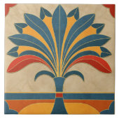 Ägyptischer Art Deco-Rand Fliese (Vorderseite)