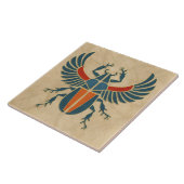 Ägyptischer Art Deco Skarabäus Käfer Fliese (Seite)