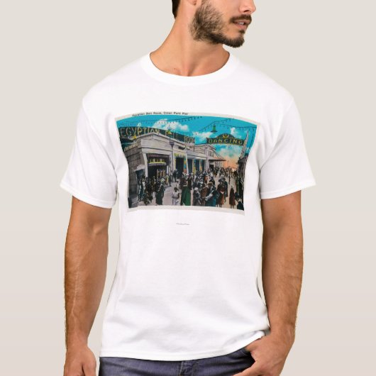 Ägyptischer Ball-Raum, Ozean-Park-Pier T-Shirt (Vorderseite)