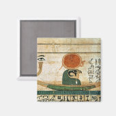 Ägyptischer Beerdigungspapyrus Magnet (Vorderseite/Rückseite)