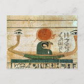 Ägyptischer Beerdigungspapyrus Postkarte (Vorderseite)
