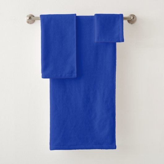 Ägyptischer Blau Badhandtuch Set (Insitu)