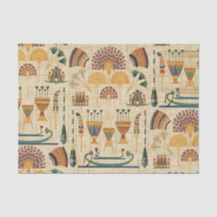 Ägyptischer Collage Papyrus Seidenpapier