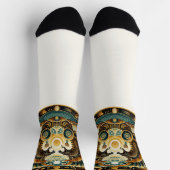 Ägyptischer Drachenzirkel Socken (Oben)