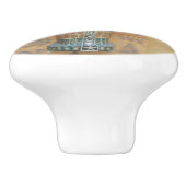 ÄGYPTISCHER FACH-GRIFF KERAMIKKNAUF (Seitenansicht)