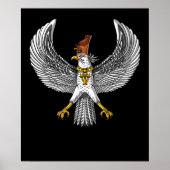 Ägyptischer Falcon Poster (Vorne)
