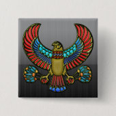 Ägyptischer Falke Button (Vorderseite)