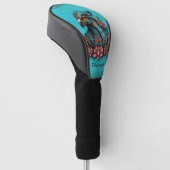 Ägyptischer Falke, Gott. Golf Headcover (angewinkelt)