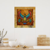 Ägyptischer Falke Poster (Küche)