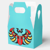 Ägyptischer farbiger, feiner, lebendiger Scarab-Kä Geschenkschachtel (Geöffnet)