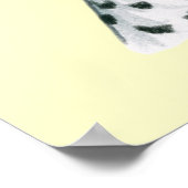 Ägyptischer Fayoumi: Silver Hen Poster (Ecke)