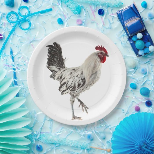 Ägyptischer Fayoumis-Rooster Pappteller (Party)