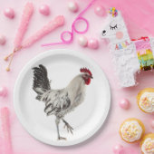 Ägyptischer Fayoumis-Rooster Pappteller (Party)