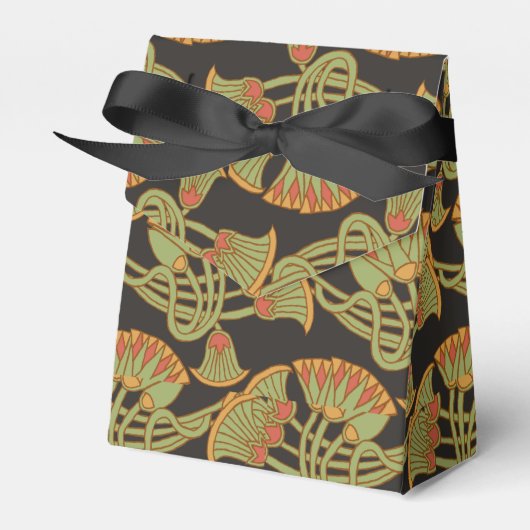 Ägyptischer Fisch, Krokodil auf der "Red Zent Gevo Geschenkschachtel (Vorderseite)