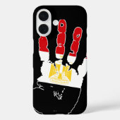 Ägyptischer Flaggen-Handdruck Case-Mate iPhone Hülle (Rückseite)